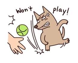 Dog aibou sticker #13194864