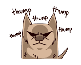 Dog aibou sticker #13194870