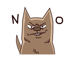 Dog aibou sticker #13194878