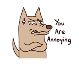 Dog aibou sticker #13194880