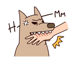 Dog aibou sticker #13194883