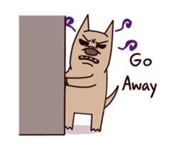 Dog aibou sticker #13194884