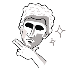 If Yamamoto is a sculpture. sticker #13195135