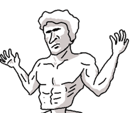 If Yamamoto is a sculpture. sticker #13195137