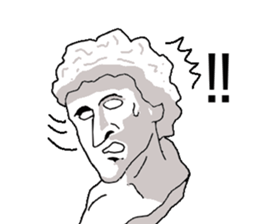 If Yamamoto is a sculpture. sticker #13195146