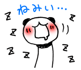 Hand-painted panda 9 sticker #13196640