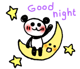 Hand-painted panda 9 sticker #13196641