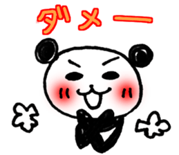 Hand-painted panda 9 sticker #13196646