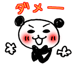 Hand-painted panda 9 sticker #13196646