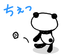 Hand-painted panda 9 sticker #13196648
