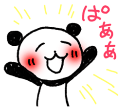 Hand-painted panda 9 sticker #13196656