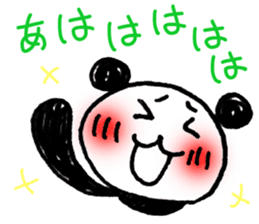 Hand-painted panda 9 sticker #13196668