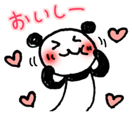 Hand-painted panda 9 sticker #13196670