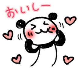 Hand-painted panda 9 sticker #13196670