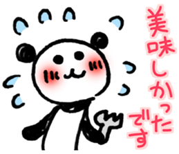 Hand-painted panda 9 sticker #13196673