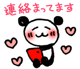 Hand-painted panda 9 sticker #13196677