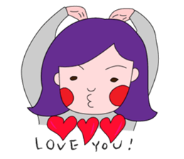 Daily life of the girl with tiny eyes sticker #13196732