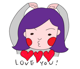 Daily life of the girl with tiny eyes sticker #13196732