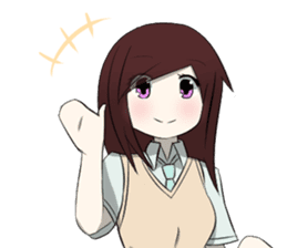 Hana & Aldo School Love Story sticker #13197182