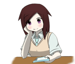 Hana & Aldo School Love Story sticker #13197184