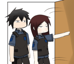 Hana & Aldo School Love Story sticker #13197221