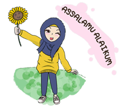 Fadia : Hijab is my Crown Eng Ver. sticker #13197302