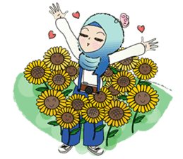 Fadia : Hijab is my Crown Eng Ver. sticker #13197307