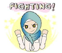 Fadia : Hijab is my Crown Eng Ver. sticker #13197308
