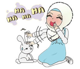 Fadia : Hijab is my Crown Eng Ver. sticker #13197309