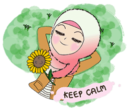 Fadia : Hijab is my Crown Eng Ver. sticker #13197312