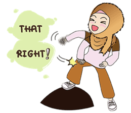 Fadia : Hijab is my Crown Eng Ver. sticker #13197313