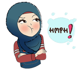 Fadia : Hijab is my Crown Eng Ver. sticker #13197314
