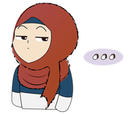 Fadia : Hijab is my Crown Eng Ver. sticker #13197315