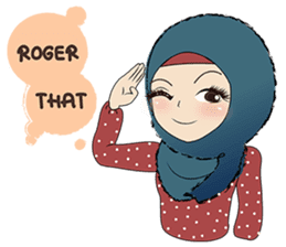 Fadia : Hijab is my Crown Eng Ver. sticker #13197316