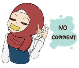 Fadia : Hijab is my Crown Eng Ver. sticker #13197317