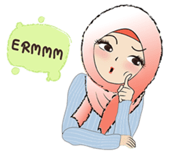 Fadia : Hijab is my Crown Eng Ver. sticker #13197319