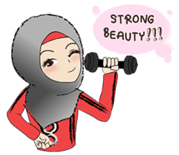 Fadia : Hijab is my Crown Eng Ver. sticker #13197323