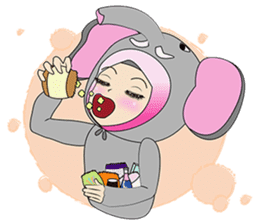 Fadia : Hijab is my Crown Eng Ver. sticker #13197324