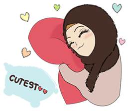 Fadia : Hijab is my Crown Eng Ver. sticker #13197326