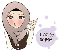 Fadia : Hijab is my Crown Eng Ver. sticker #13197327