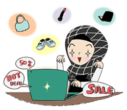 Fadia : Hijab is my Crown Eng Ver. sticker #13197330