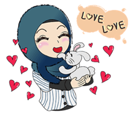 Fadia : Hijab is my Crown Eng Ver. sticker #13197335