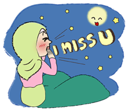 Fadia : Hijab is my Crown Eng Ver. sticker #13197336