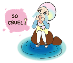 Fadia : Hijab is my Crown Eng Ver. sticker #13197340