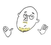 professor like Mr.Kajima ! sticker #13197575