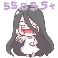 Cutie Ghost Girl sticker #13198128