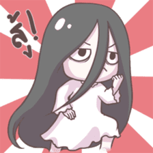 Cutie Ghost Girl sticker #13198139