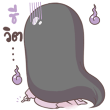 Cutie Ghost Girl sticker #13198145