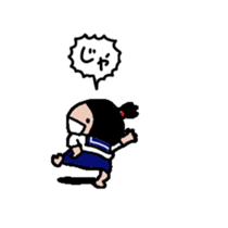 School girl girl sticker #13198629