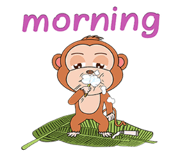 Yong monkey sticker #13198832
